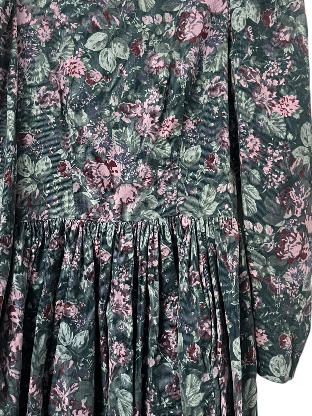 Vintage Laura Ashley Floral Cotton Midi Dress – Size 8 – Made in Great Britain - Picture 4 of 13